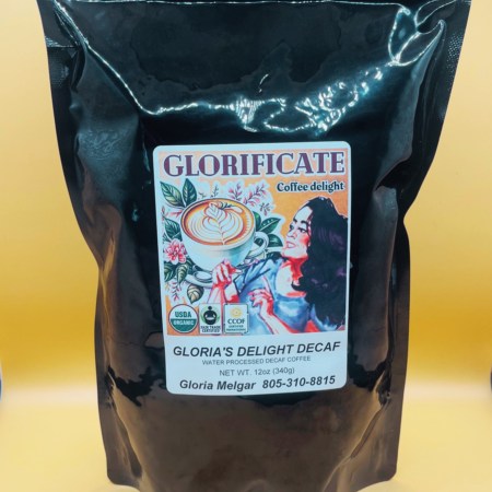 Gloria's Delight Decaf Whole Bean-12oz